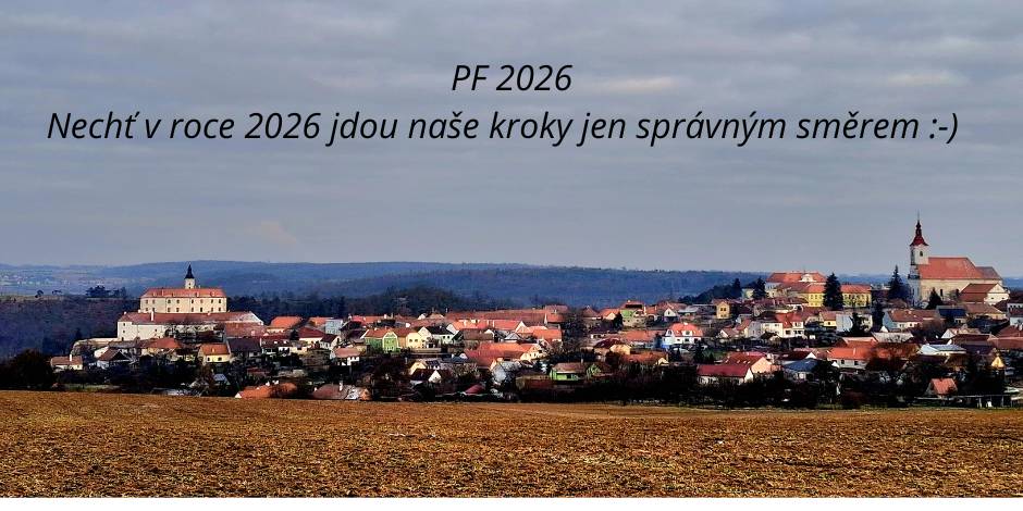 Vážení a milí spoluobčané, přichází nám rok 2026. Začínáme novou kapitolu našich životů a pevně věřím, že bude to bude kapitola úspěšná. Rádi bychom vám upřímně poděkovali za vše, co jste v uplynulém roce vykonali pro naše městečko, pro svoji rodinu nebo své blízké. Váš každodenní zájem, úsilí a vzájemná podpora tvoří pevný základ našeho městečka. Do nadcházejícího roku Vám ze srdce přejeme hodně zdraví, štěstí, spokojenosti i osobních a pracovních úspěchů. Ať je rok 2026 plný pozitivních změn, nových příležitostí a radostných okamžiků. Přejeme Vám, ať se Vám splní přání a sny, a ať každý den najdete důvod k úsměvu. Přejeme Vám šťastný a úspěšný rok 2026! Renata Auerová Pavel Málek Martin Pokorný