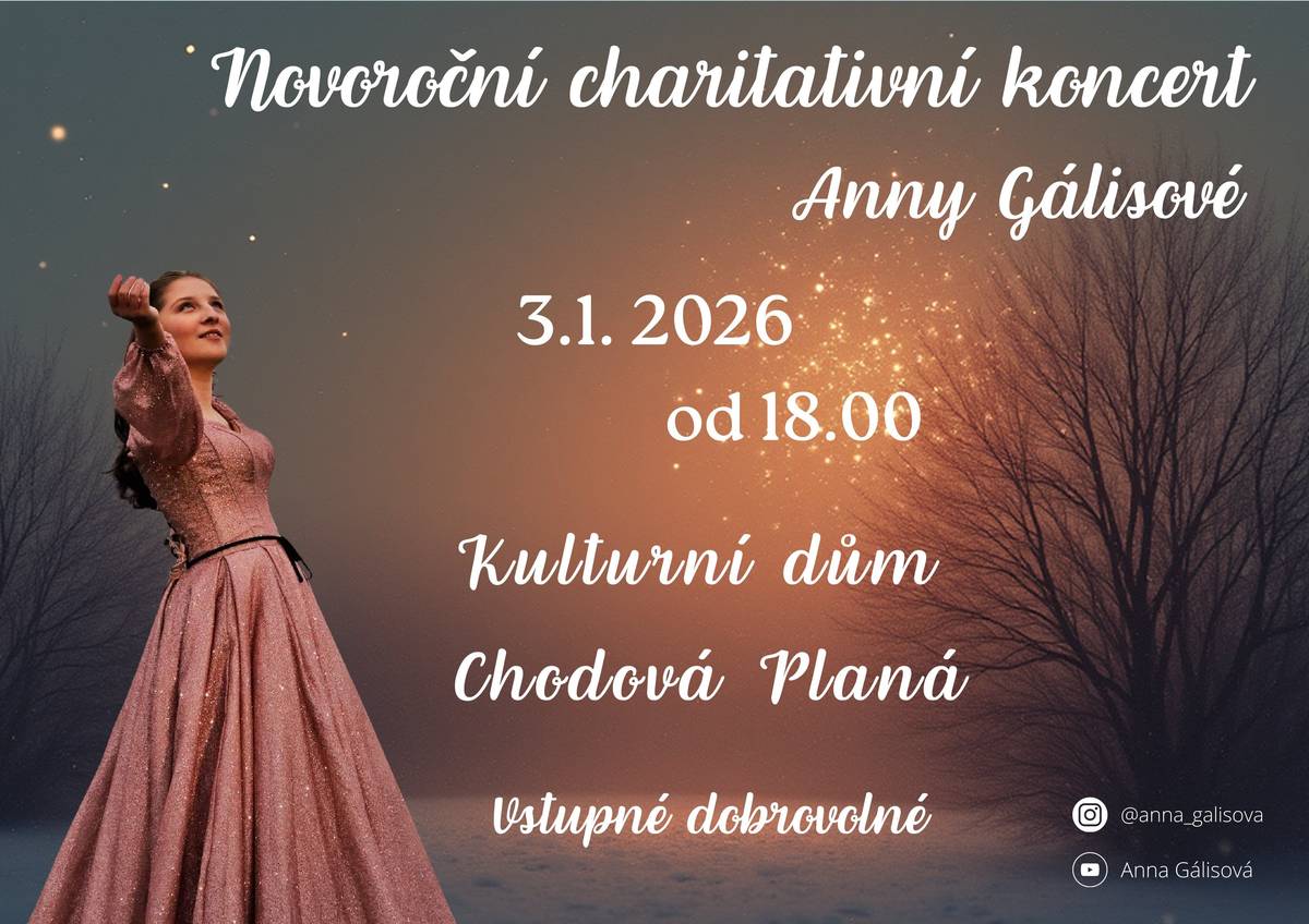 Zveme vás na novoroční charitativní koncert