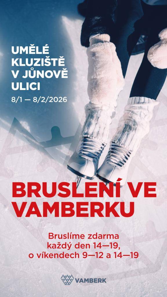 Umělé kluziště v Jůnově ulici u Sportovní haly.