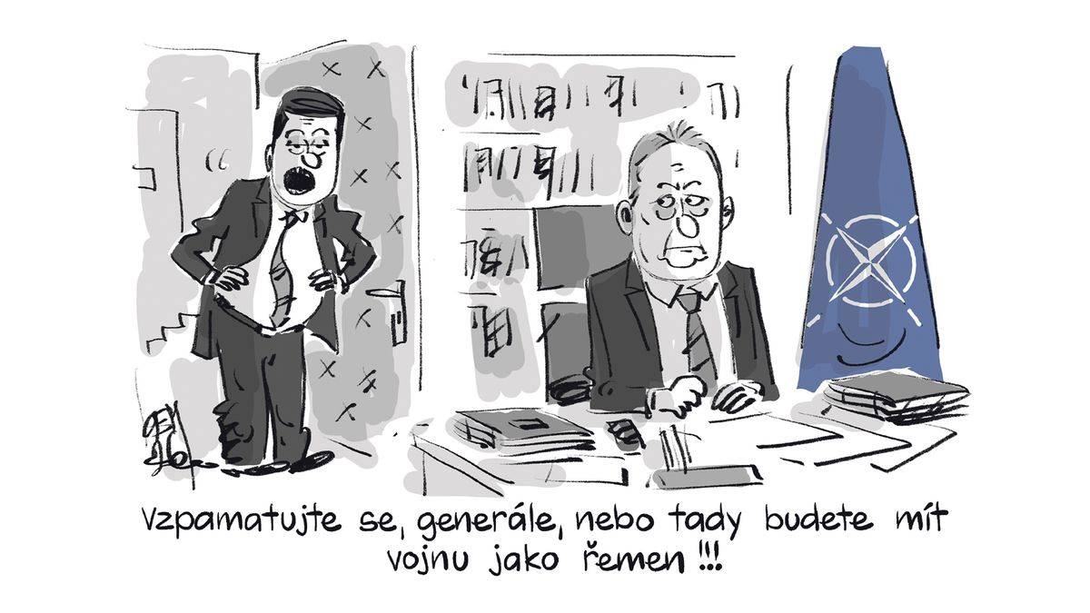 Vzpamatujte se, generále, nebo tady budete mít vojnu jako řemen!!!