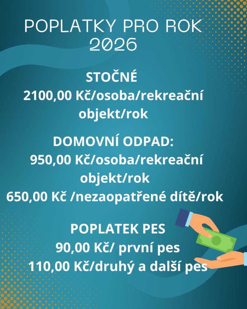 Poplatky pro rok 2026