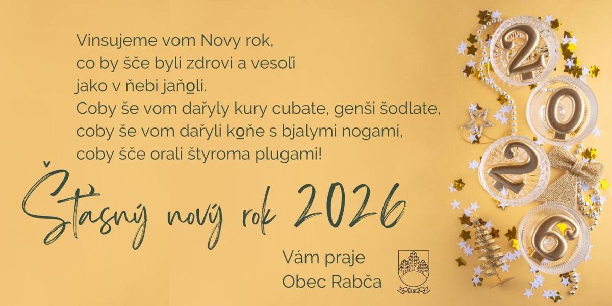 PRAJEME Vám Šťastný nový rok 2026!