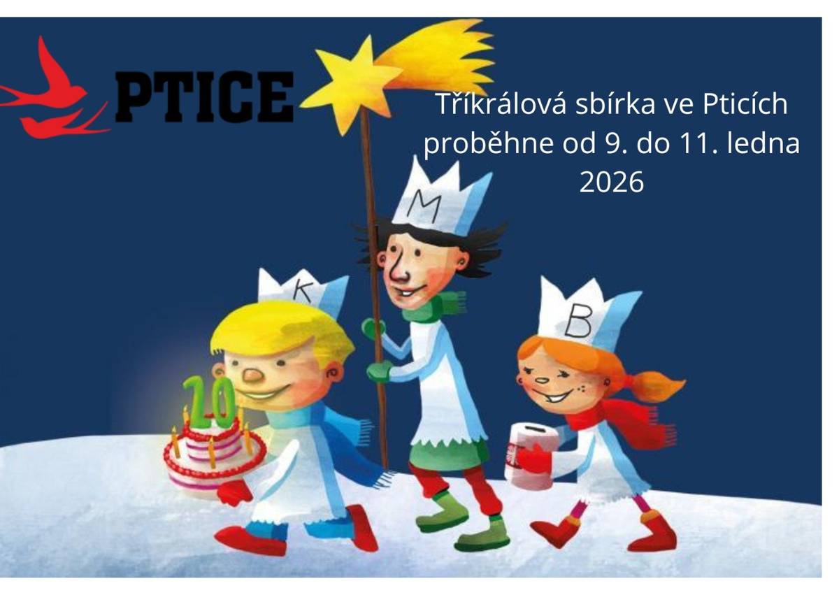 Milí rodiče, milé děti, milí občané, blíží se čas Tří králů, se kterým už tradičně přichází i Tříkrálová sbírka – jedna z nejkrásnějších dobročinných akcí roku. Koledníci s korunkami, zpěvem a úsměvem přinášejí lidem nejen radost a požehnání do nového roku, ale také pomoc těm, kteří ji v životě potřebují nejvíce. Hledáme malé i velké koledníky. Zájemci o zapojení do Tříkrálové sbírky se mohou hlásit na tel. 725 657 250 nebo na email jarmi.klominkova@gmail.com   S pozdravem   Mgr. Jarmila Klomínková předsedkyně kulturní komise