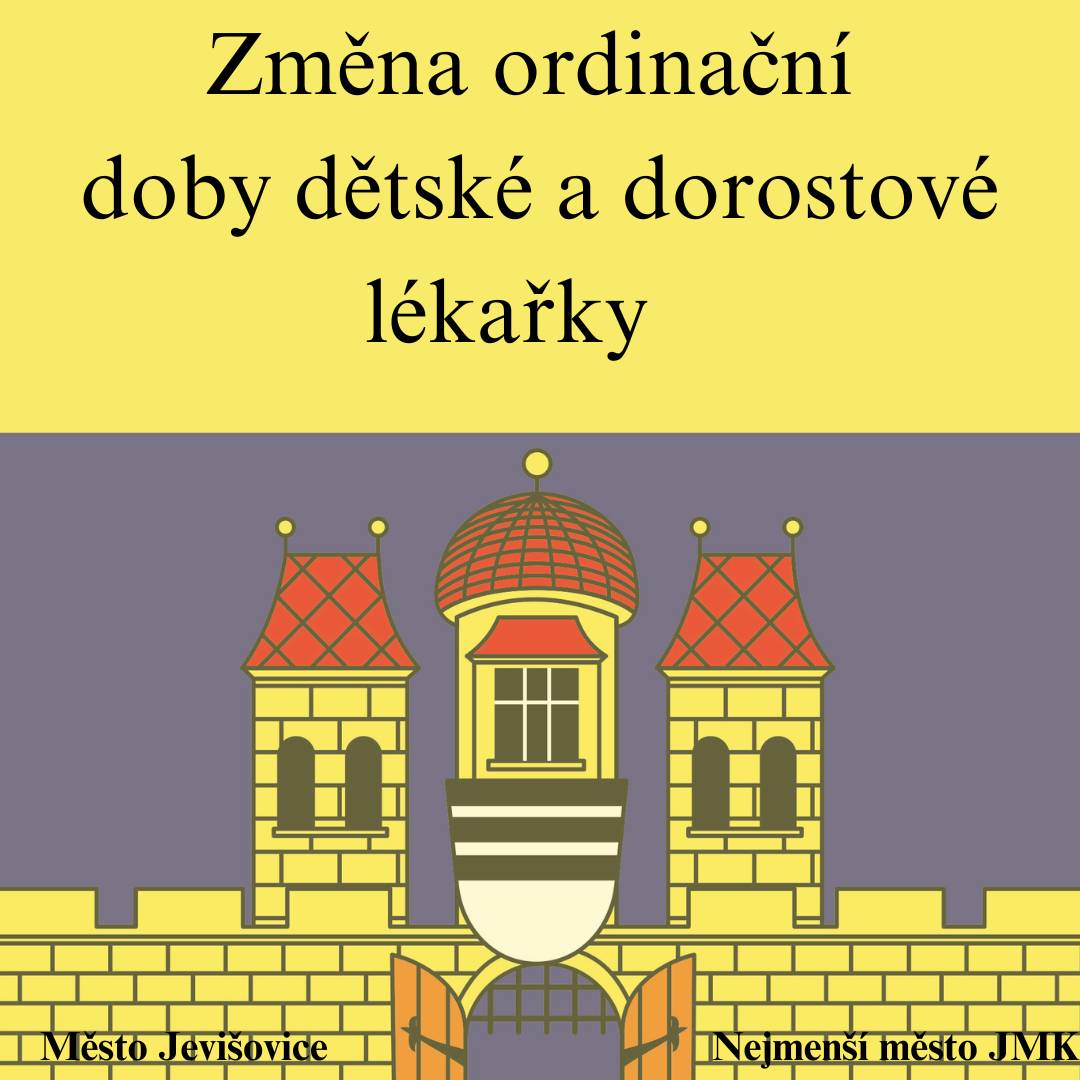 Paní MUDr. Karolina Doběšová oznamuje změnu ordinační doby a to následovně:  pondělí 14-16 středa 8-14 sobota 8-10   Pěkný den  PM