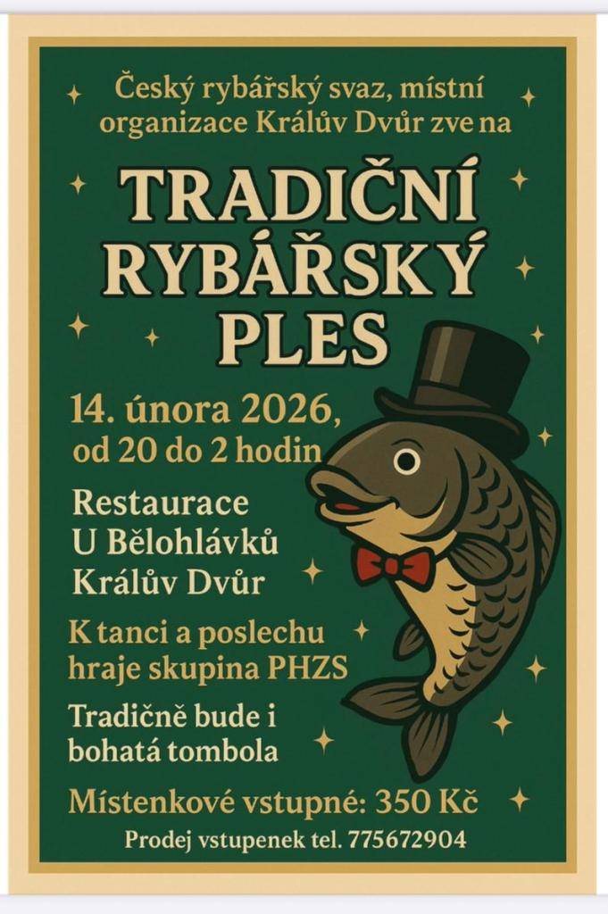Kde: Restaurace U Bělohlávků, Králův Dvůr  Kdy: 14. února 2026 od 20:00