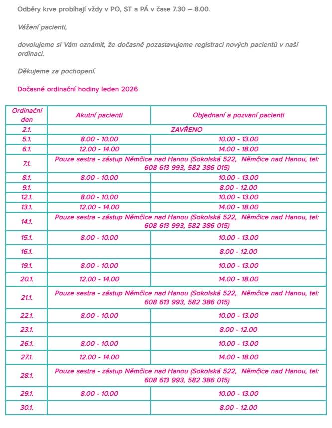 Ordinace praktického lékaře pro dospělé - DOLOPLAZY