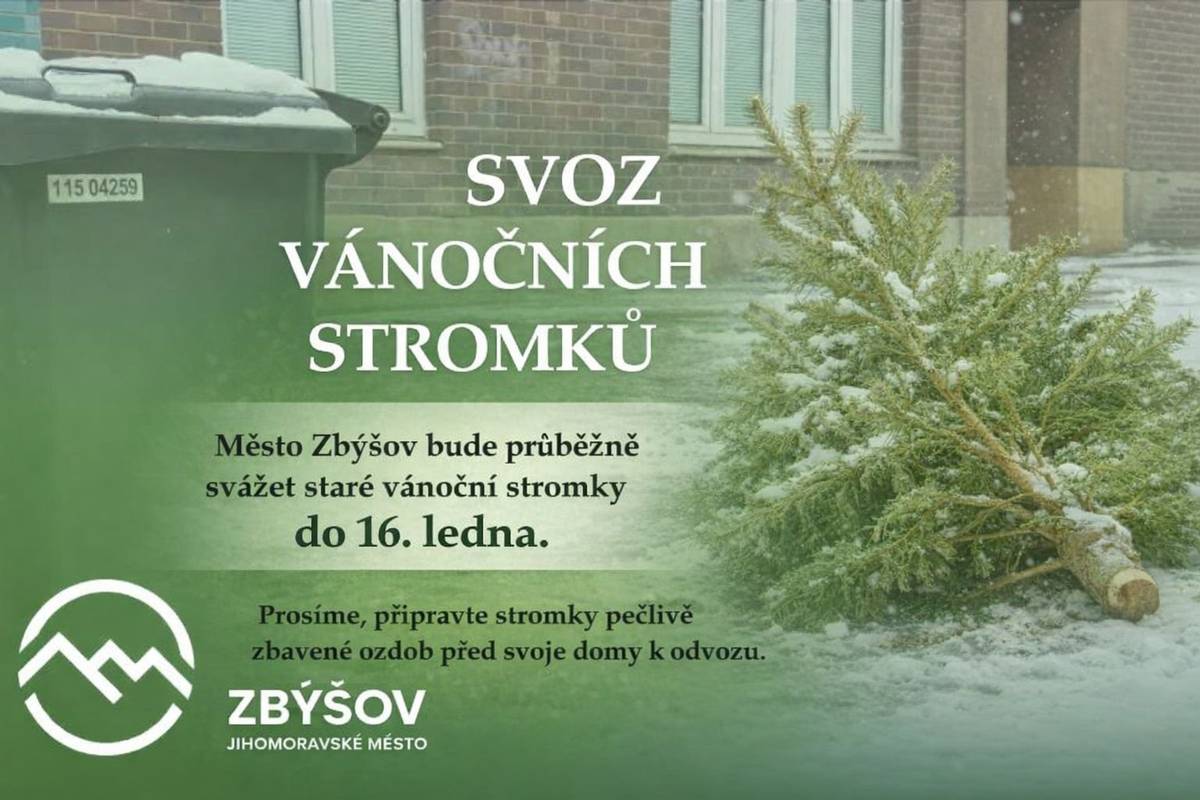 Svoz Vánočních stromků