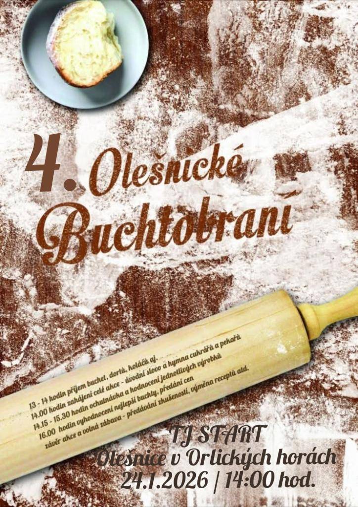 Dne 24.1.2026 od 14:00 v klubovně TJ Start.