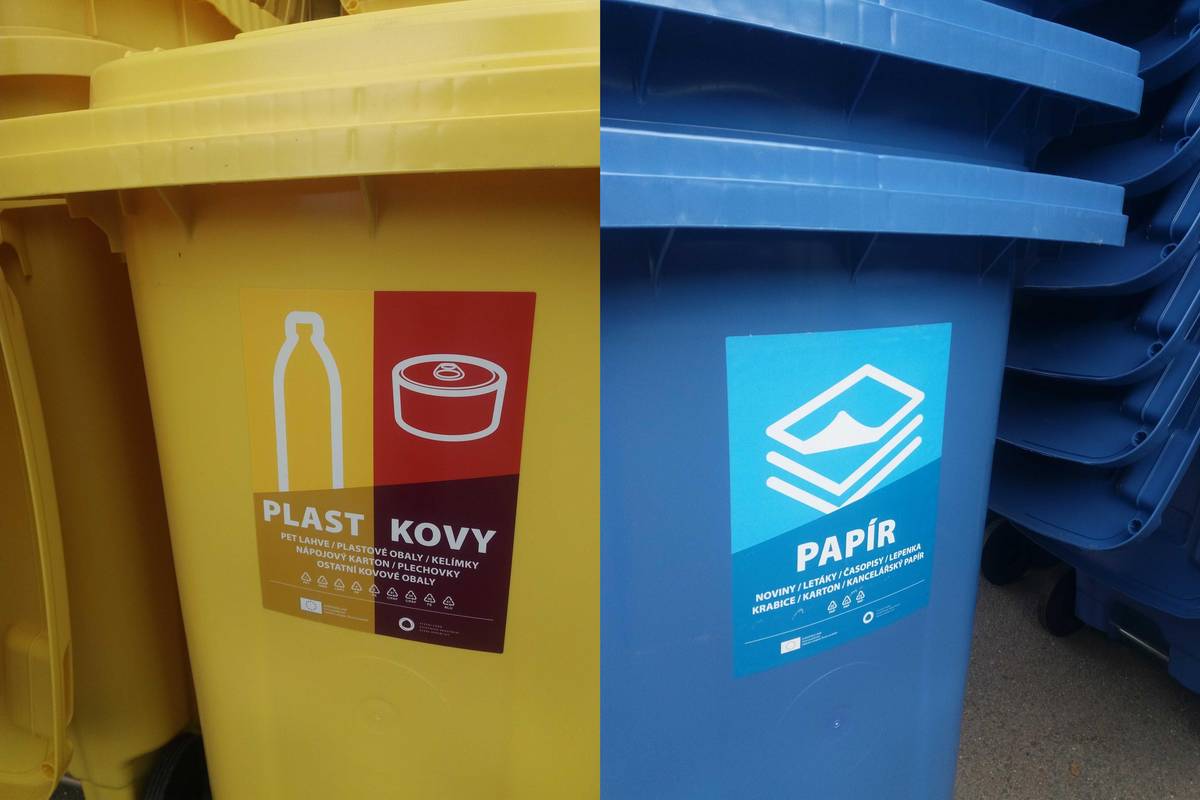 Upozorňujeme, že svoz odpadů pro všechny popelnice - černou, modrou i žlutou se bude konat ve středu 7. ledna 2026.