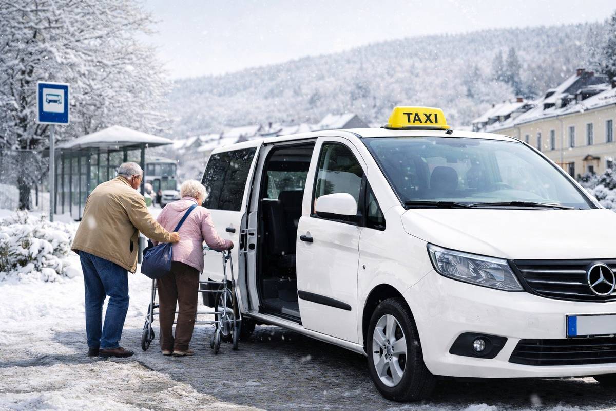 Ať vás to nezaskočí – od nového roku upravujeme pravidla služby. Změna se týká cen a také jízdy do Králík, která bude nově možná jen v odůvodněných případech. ✅ To nejdůležitější v kostce: Po obci: 70 Kč / osoba / 1 jízda (jedním směrem) Do Králík: 120 Kč / osoba / 1 jízda (jedním směrem) Jízda Červená Voda ⇄ Králíky bude nově jen pro návštěvu lékaře nebo kvůli návaznosti na autobusové a vlakové spoje (nádraží) ⏰ Provoz: pracovní dny 8:00–15:00 📞 Objednávky: +420 603 903 815 (ideálně alespoň 1 den předem) ℹ️ Více informací: https://www.socv.cz/technicke-sluzby-obce/cervenovodske-taxi