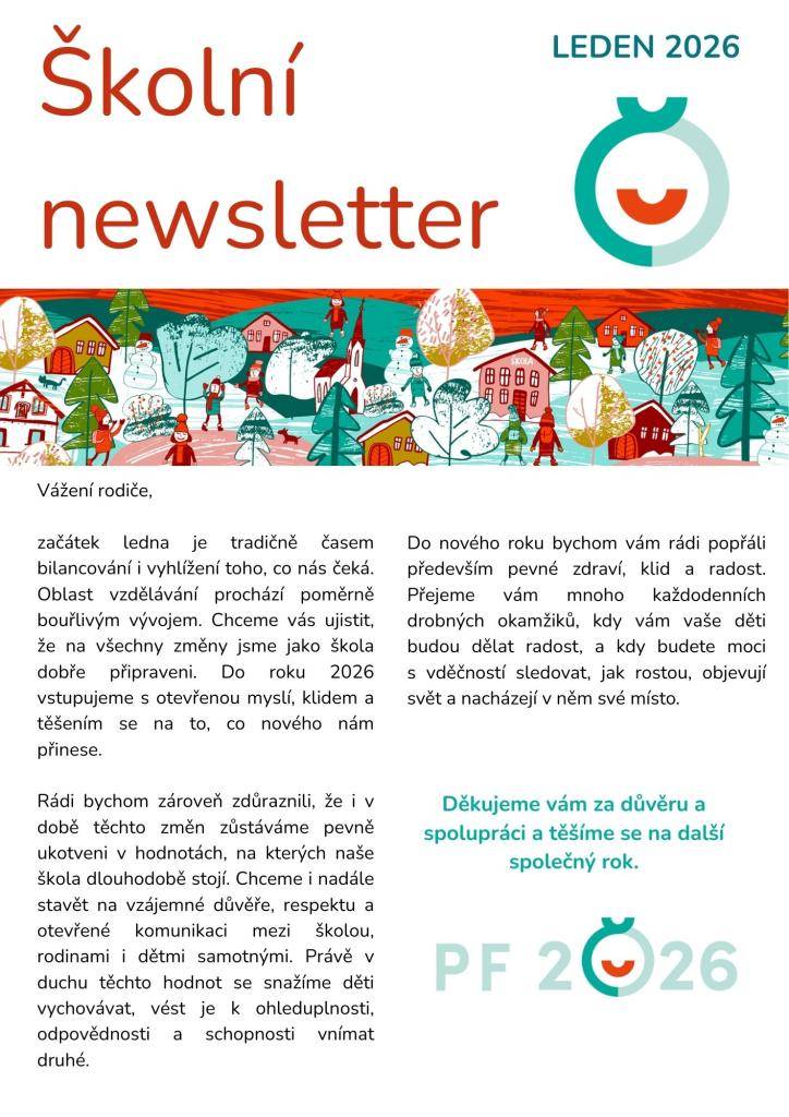 Vážení rodiče,   přinášíme další školní newsletter. Přiblížili jsme zde mimo jiné také náš přístup k mobilům ve škole. Místo zákazů sázíme na domluvu, odpovědnost a sdílená pravidla.