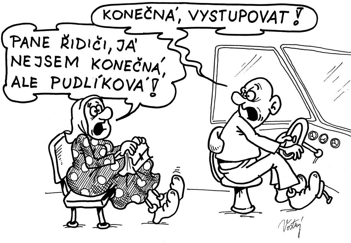 Pasažérka autobusu nechtěla vystoupit