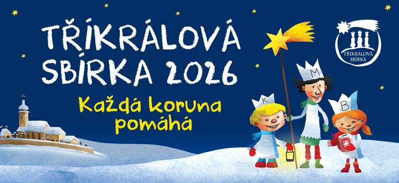 Tradiční tříkrálová sbírka v Mikulovicích pro Charitu ČR se uskuteční v sobotu 10.1.2026 od 9 hodin. Děkujeme za podporu. Jména vedoucích skupinek budou zveřejněny před sbírkou.