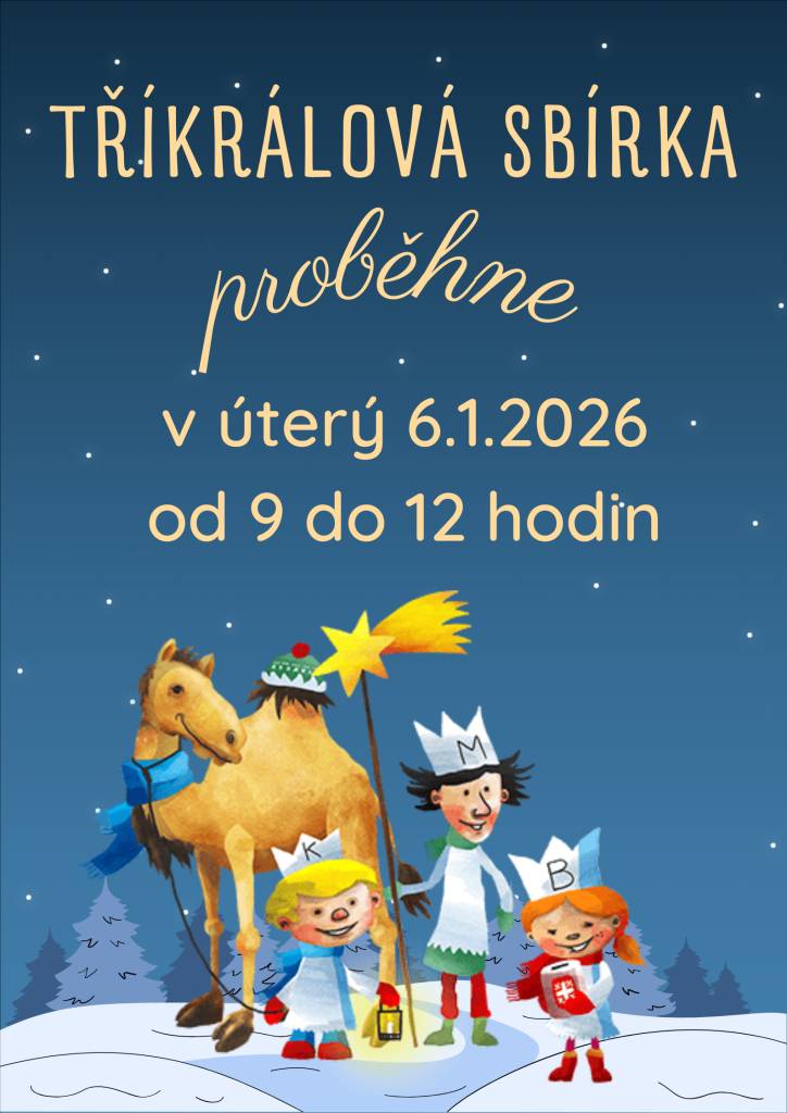 Proběhne v Dolním Lánově v úterý 6.1.2026 od 9 do 12 hodin. Koledovat budou žáci ZŠ a MŠ Dolní Lánov v doprovodu pedagogických pracovníků.  Vybrané finanční prostředky budou využity například na podporu seniorů, nemocných, rodin v tíživé situaci, zdravotně znevýhodněný, na rozvoj sociálních služeb..