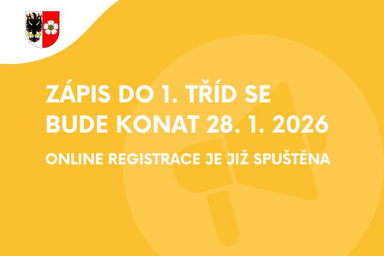 Vážení rodiče budoucích prvňáčků,    zápisy do 1. ročníku pro školní rok 2026/2027 se budou konat  dne 28. ledna 2026 od 14.00 do 17.00 hod v hlavní budově ZŠ Zdenky Braunerové Roztoky, Školní náměstí 470.