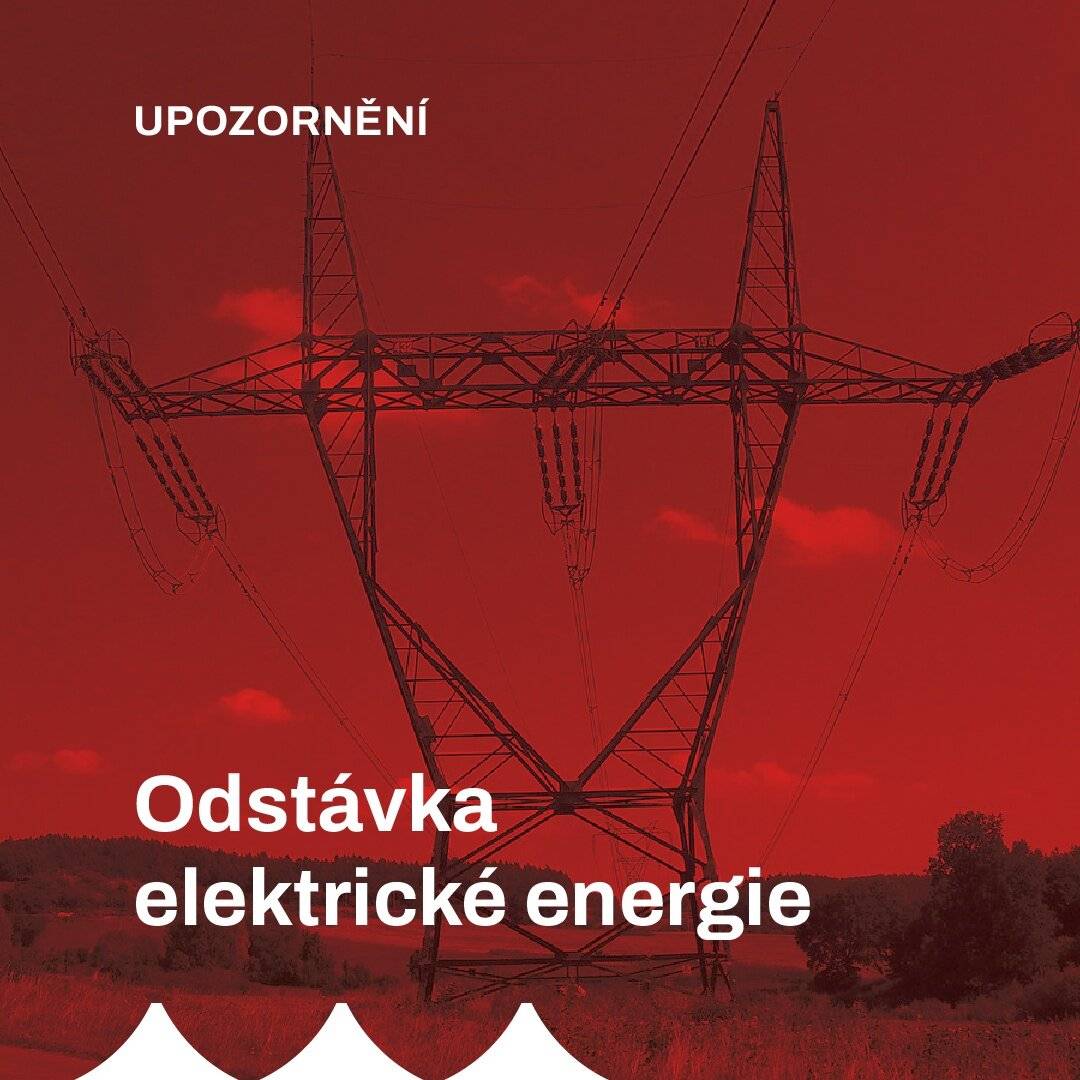 17. ledna je naplánována odstávka elektřiny.