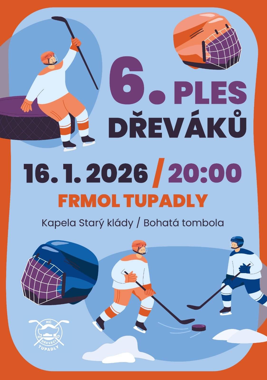 První letošní ples je tady. Přijďte se pobavit. V pátek 16.01.2026 od 20 hodin ve Frmole.