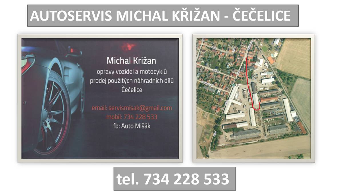 NABÍZÍ OPRAVY VOZIDEL, MOTOCYKLŮ I ZAHRADNÍ TECHNIKY  TEL. 734 228 533