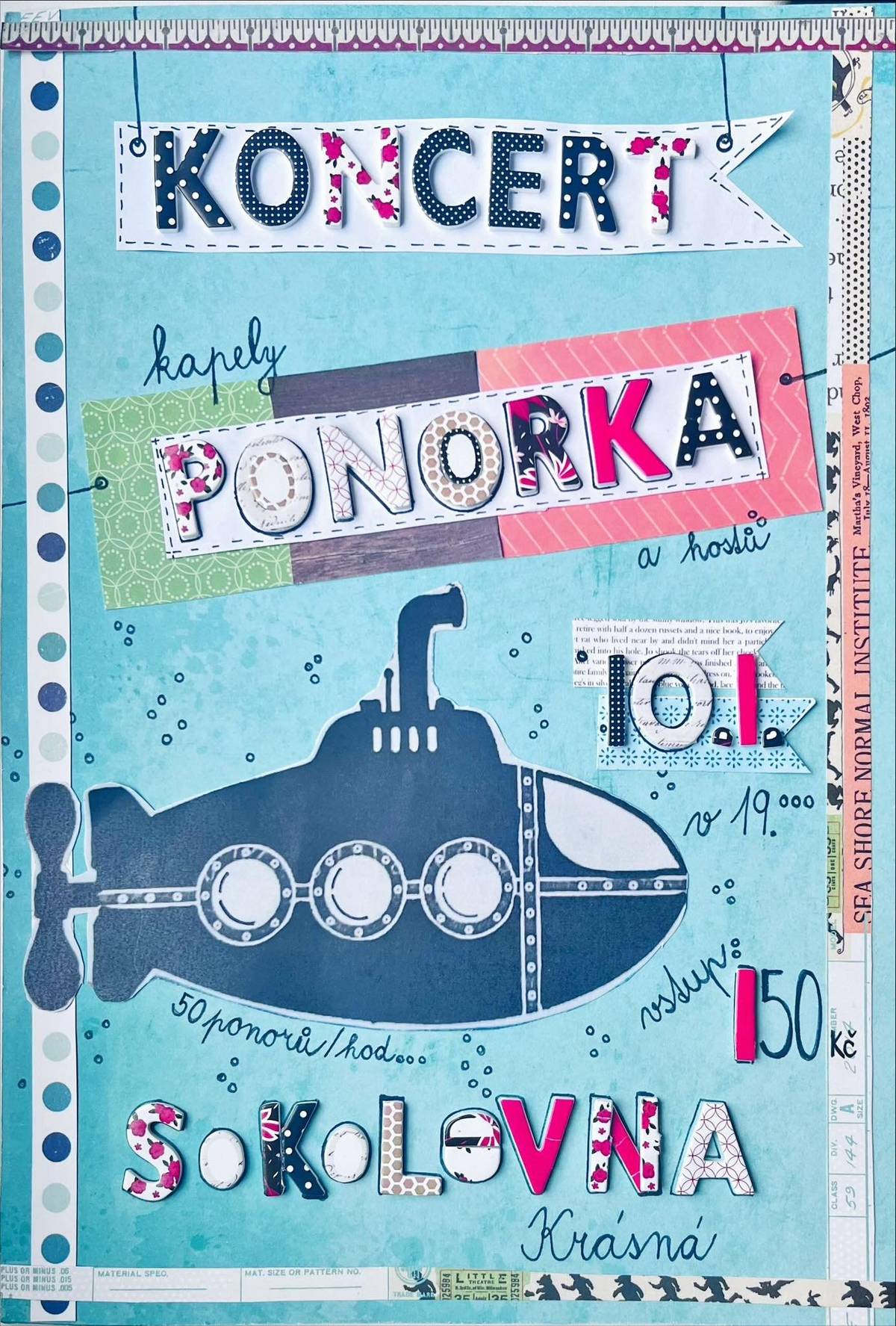 Milí občané, zveme Vás na koncert ašské kapely Ponorka, který se uskutční v sobotu 10.01. od 19:00 hodin v Sokolovně. V padesáti ponorech za hodinu uslyšíte krásný hlas Jany Norkové, těšit se můžete i na hudebníky Milana Jelínka, Jana Poláka, Soňu Demjanovičovou, Lukáše Koubu, Petra Jelínka, Alenku Jelínkovou a další. Vstup 150,- Kč.