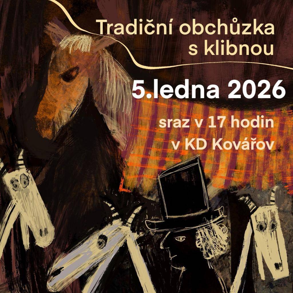 Dnes 5. 1. 2026 sraz v 17:00 v KD Kovářov