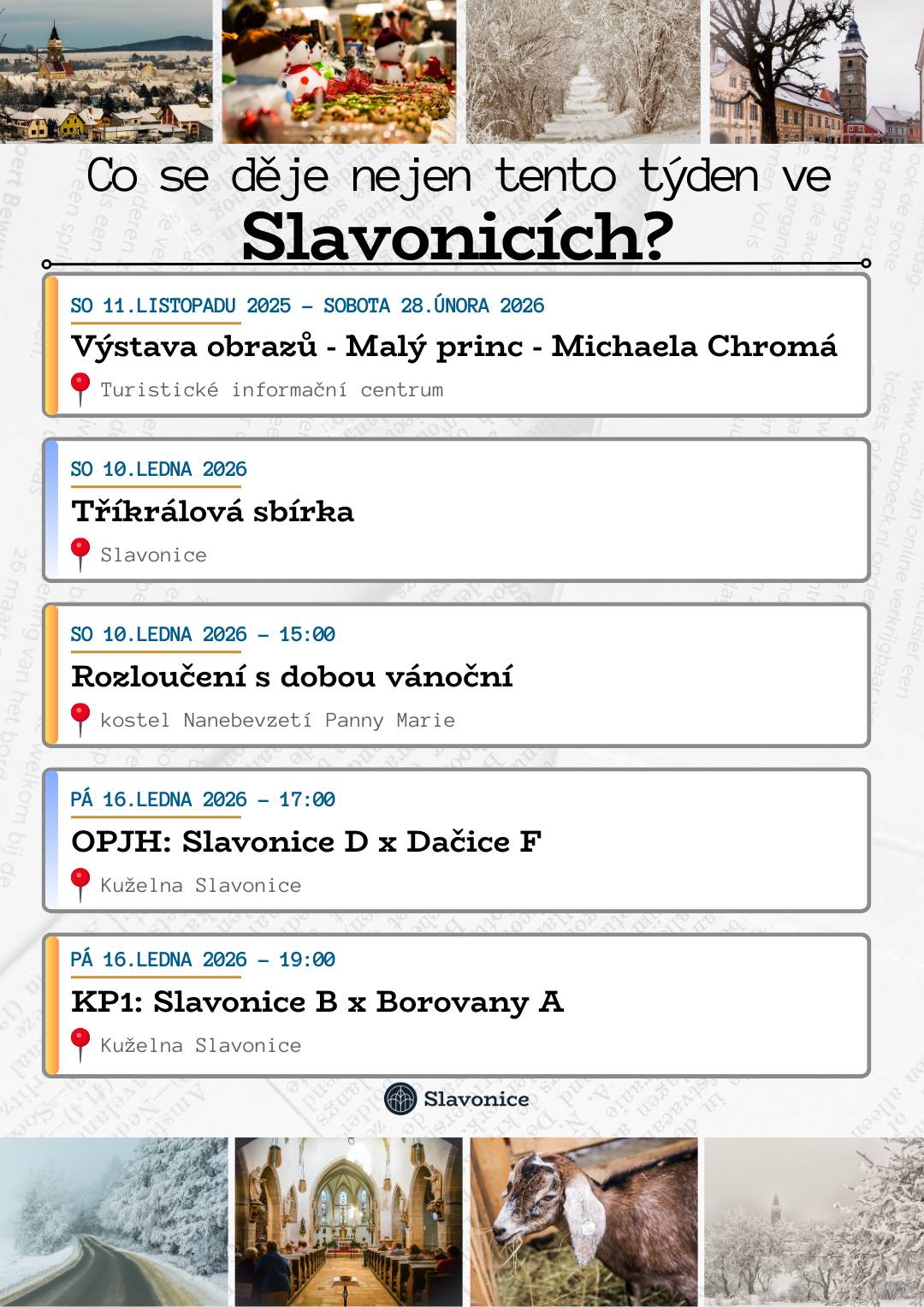 Co se děje nejen tento týden ve Slavonicích?