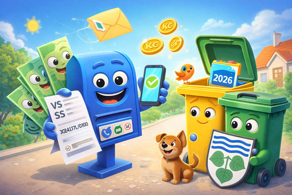 Drazí sousedé, v současné době nám na úřadě chybí jedna úřednice, a proto vás prosíme o pomoc. 👉 Pokud můžete, plaťte obecní poplatky převodem na účet obce. Je to nejpohodlnější varianta pro vás i pro úřad. ✅ Výhoda: Kdo zaplatí popelnici nebo svoz bioodpadu převodem, tomu samolepku doručíme domů do poštovní schránky. Není nutné chodit osobně na úřad. 🟡 Loňské samolepky platí až do konce února 2026, není tedy kam spěchat. Pokud nemůžete platit převodem, zvažte prosím návštěvu úřadu až během února. 💳 Platba převodem Účet obce: 3024171/0100 Variabilní symbol (VS): NXXX 1 Tišice | 2 Chrást | 3 Kozly | 4 Chaty (příklad: Kozly č.p. 74 → VS 3074) Specifický symbol (SS): 101 komunální odpad 103 bioodpad 222 kanalizace 102 pes 💰 Přehled obecních poplatků 🚰 Kanalizace 2.600,- Kč / osoba / rok (trvale obydlené nemovitosti) 2.800,- Kč / objekt / rok (rekreační objekty) ℹ️ Poplatek hradí všichni uživatelé kanalizace – tedy za všechny osoby žijící v nemovitosti. 🗑️ Komunální odpad (splatnost do 28. 2.) 120 l nádoba: – 1× týdně: 3.744,- Kč – 1× za 14 dní: 1.872,- Kč – 1× měsíčně: 864,- Kč 240 l nádoba: – 1× týdně: 7.488,- Kč – 1× za 14 dní: 3.744,- Kč – 1× měsíčně: 1.728,- Kč Rekreační objekty bez nádoby: 12 pytlů (60 l) za 432,- Kč 🐕 Pes (splatnost do 31. 3.) 120,- Kč / rok za prvního psa 300,- Kč / rok za každého dalšího psa 60,- Kč / rok za psa drženého seniorem – důchodcem 🌿 Bioodpad (splatnost do 31. 3.) Bioodpad lze zdarma ukládat na sběrném dvoře. 120 l: – nájem + svoz 1.247,- Kč – koupě + svoz 932,- Kč 240 l: – nájem + svoz 1.960,- Kč – koupě + svoz 1.597,- Kč 🙏 Děkujeme vám za vstřícnost, trpělivost a spolupráci. Platba převodem nám opravdu výrazně pomůže.