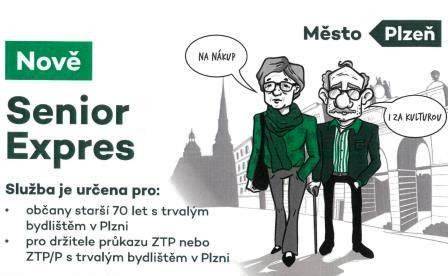 Nově plzeňský Senior Expres nabídne víc vozů a jízdu za 50 koru