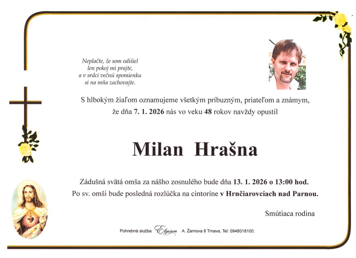 pán Milan Hrašna