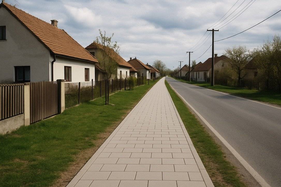 CHODOV (8. 1. 2026) – Bezpečnější a plynulejší provoz mohou očekávat lidé při výjezdu z Chodova směrem na Vřesovou. Město zde po levé straně silnice plánuje vybudování nového chodníku pro pěší. Jeho délka má být necelý kilometr a začínat bude u bývalých sádek za obchodem Penny, odkud povede směrem k rodinným domům podél silnice. „Termín dokončení je v první polovině letošního roku,“ uvedl starosta Chodova Patrik Pizinger. Zároveň připomněl, že chodník není jedinou novinkou, se kterou město na této komunikaci v letošním roce počítá. „Naše technické služby u bývalého Železného Dvora odstraní starý přechod a následně dojde k posunutí značky Chodov blíže k městu. Řidiči tak nebudou muset jezdit padesátkou už daleko před jeho hranicí a mohou začít zpomalovat až na úrovni města. Zároveň by měla zmizet značka, která v lokalitě omezuje rychlost na 70 kilometrů v hodině,“ doplnil starosta. S financováním akce pomůže Chodovu dotace ve výši zhruba čtyř milionů korun. Celkové náklady projektu by měly dosáhnout přibližně 5,2 milionu korun bez DPH. Úvodní ilustrační foto vytvořeno pomocí ChatGPT.