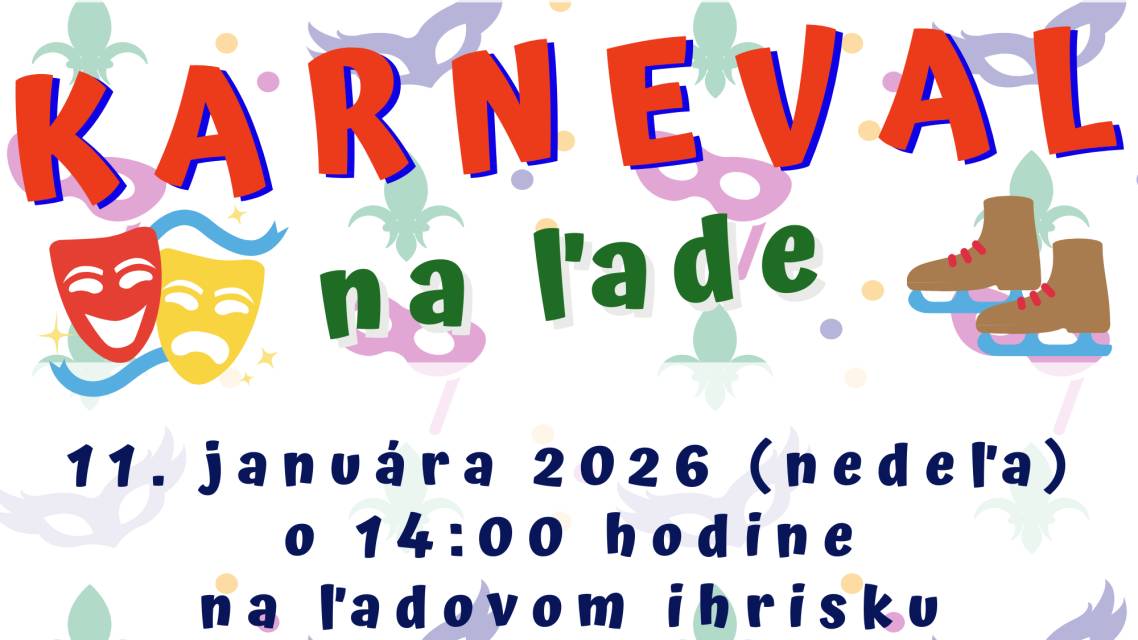 Nedeľa 11.1.2026 o 14:00 na ľadovom ihrisku