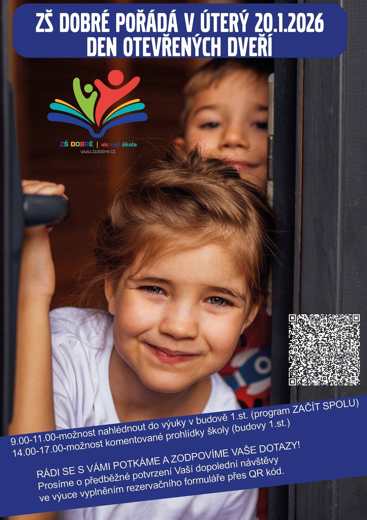dne 20.1.2026  Přijďte se podívat na do výuky v budově 1. stupně ZŠ