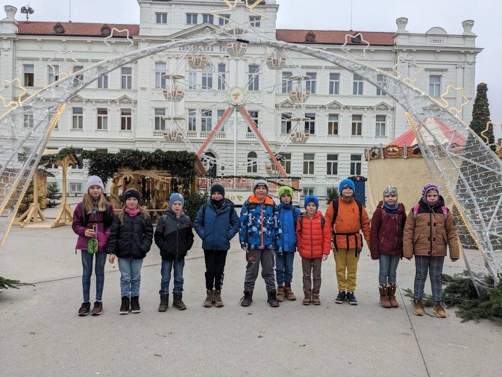 Žáci ze 3. A si předvánoční čas hezky užily.