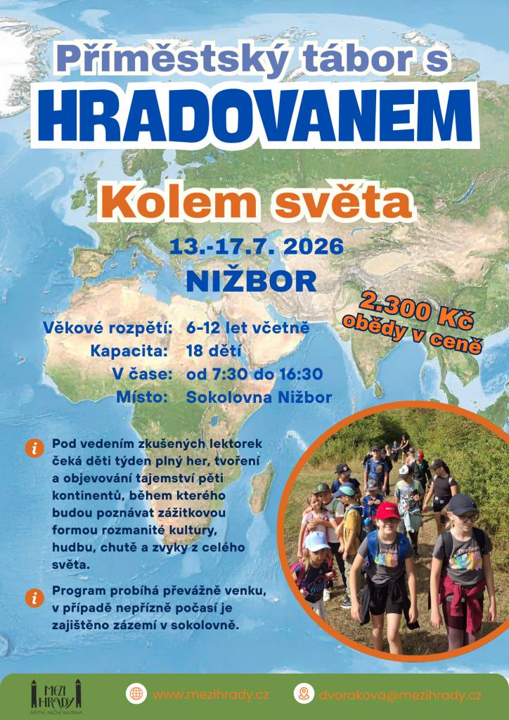 Příměstský tábor MAS Mezi Hrady v Nižboru.