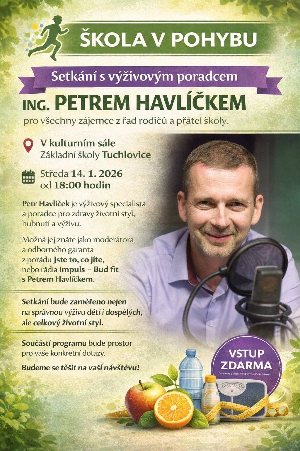 Pozvánka na setkání s Ing. Petrem Havlíčkem