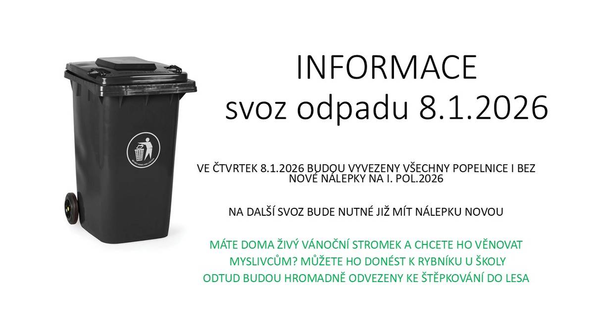 KOMUNÁLNÍ ODPAD SVOZ