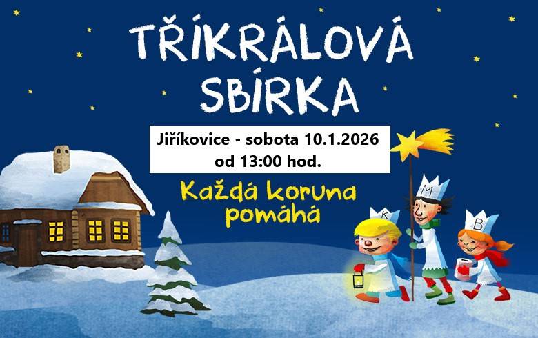 Tradiční Tříkrálová sbírka se bude v naší obci konat v sobotu 10.1.2026. Po obci bude chodit sedm skupinek koledníků se zapečetěnými pokladničkami.