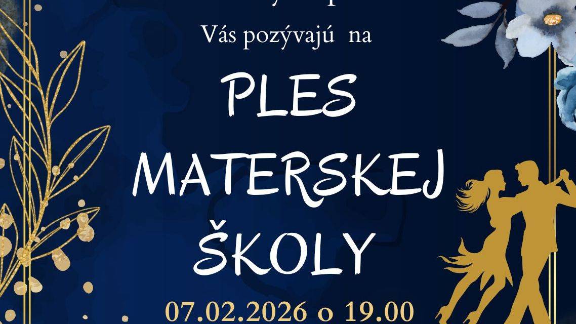 Pozvánka - Ples Materskej školy Malý Lapáš
