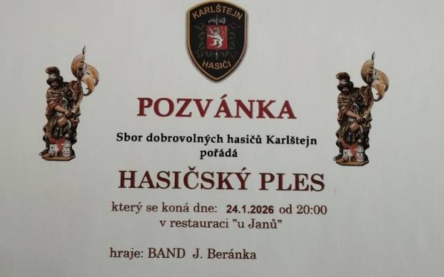 Hasičský ples 24.1.2026