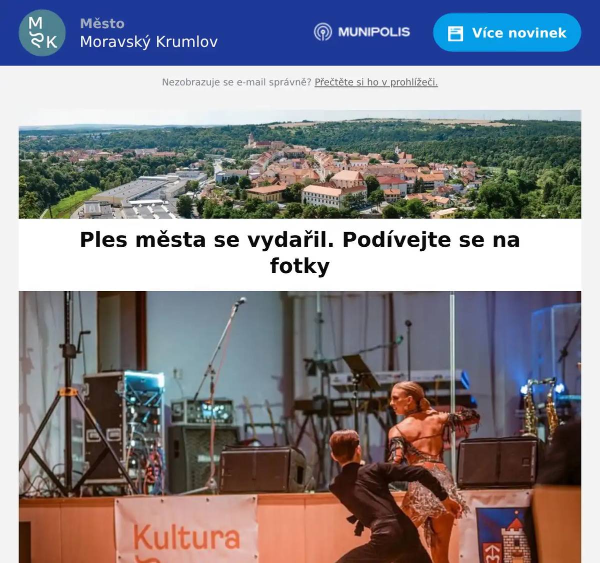 Skvělá nálada, zaplněný taneční parket. A přijela i rodačka Marta Dancingerová. Foto: Jiří Kunčík