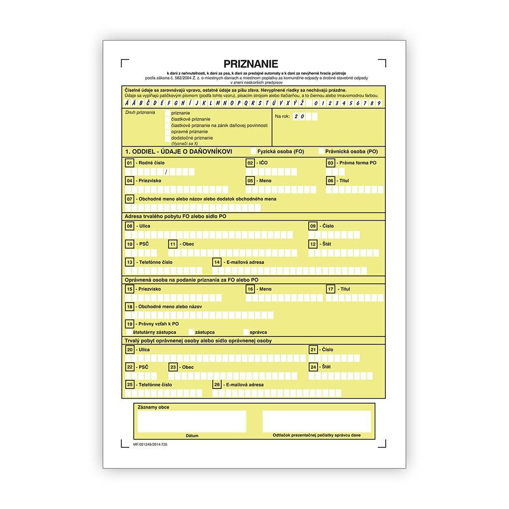 Ingatlant vásárolt vagy értékesített? A 2026. évi ingatlanadó-bevallást 2026. január 31-ig kell benyújtania /  Nadobudli, alebo predali ste nehnuteľnosť? Priznanie k dani z nehnuteľností na rok 2026 ste povinný podať do   31. januára 2026
