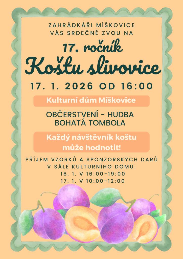 Zahrádkáři Míškovice Vás srdečně zvou: