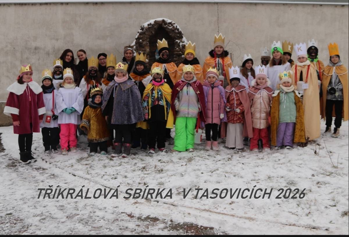 V sobotu 10.1.2026 proběhla v naší obci Tříkrálová sbírka. Děkujeme všem organizátorům a koledníkům za jejich dobrovolnou činnost.