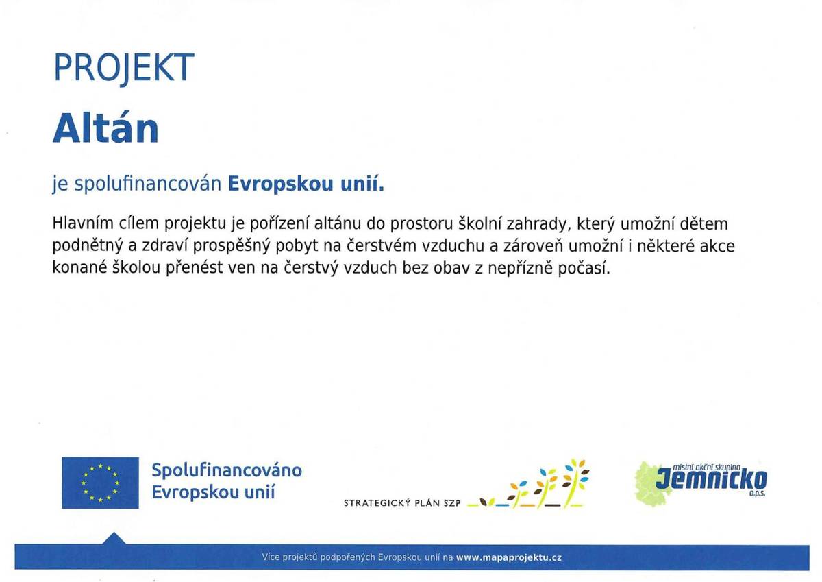 Projekt je spolufinancován Evropskou unií.