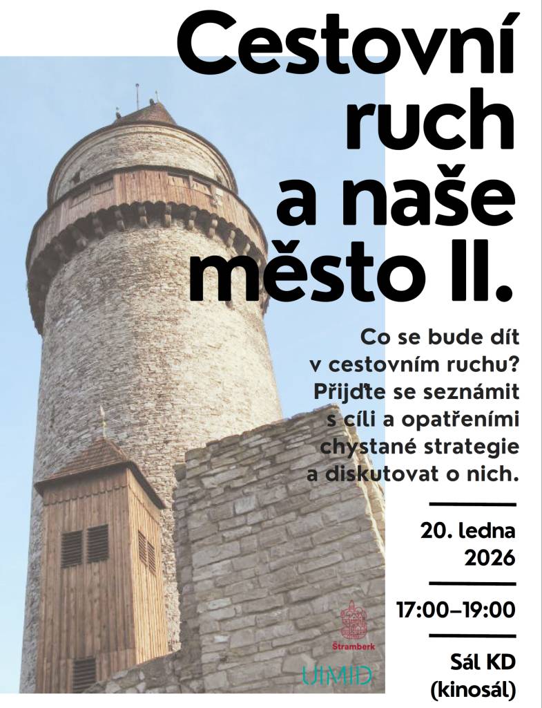 Vážení občané, zveme vás na druhou veřejnou debatu o cestovním ruchu ve Štramberku. Po takřka roce práce poradní skupiny si představíme a prodiskutujeme novou strategii udržitelného cestovního ruchu do roku 2032. Přijďte sdílet své názory a podněty, těšíme se na vás.  Úterý 20. 1. v 17 h. v sále KD.