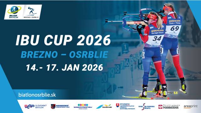 IBU CUP 2026 mieri do Osrblia. Medzinárodné biatlonové podujatie sa opäť predstaví v srdci Horehronia.