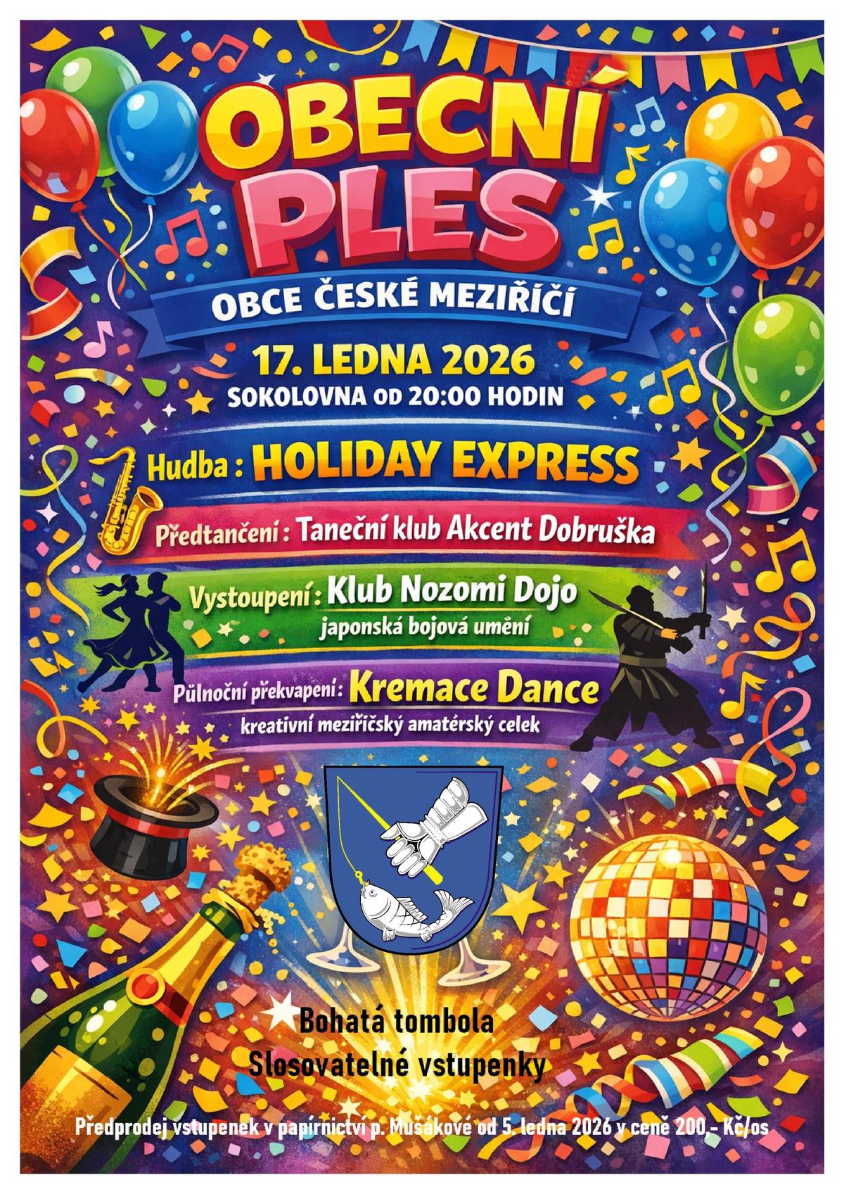 Pozvánka na Obecní ples