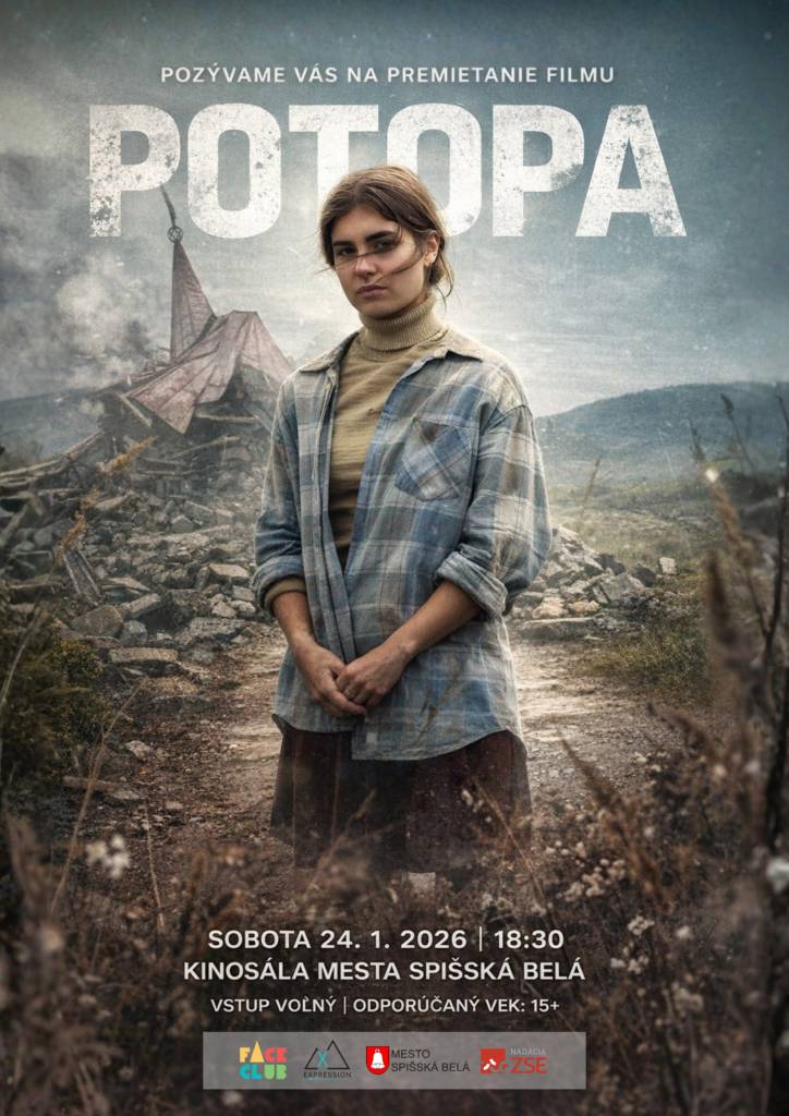 Pozývame vás na premietanie filmu POTOPA, výnimočného slovenského filmu, ktorý citlivo otvára témy dospievania, rodinných vzťahov a hľadania vlastnej cesty. Dej nás prenáša do Československa 80. rokov, do miesta, ktoré...