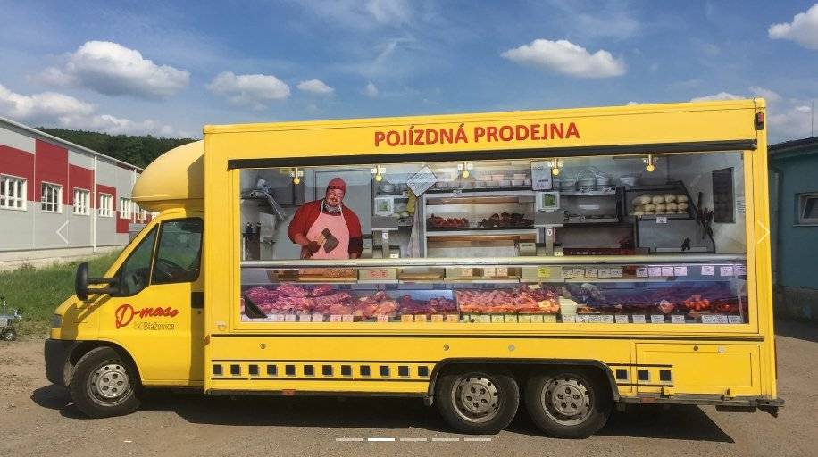 Řeznictví a uzenářství D-MASO Blažovice oznamuje, že z důvodu nepříznivého počasí dnes, tj. úterý 13. 1. 2026, pojízdná prodejna masa nepřijede.