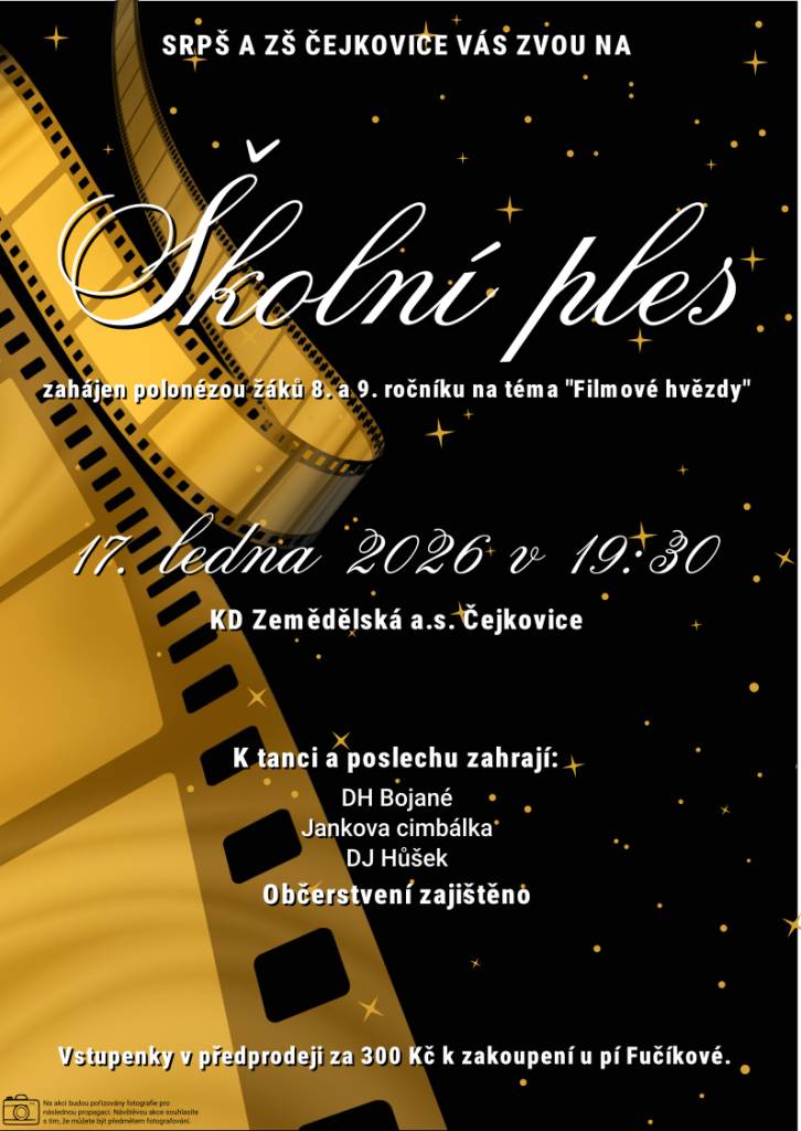 Kdy: sobota 17.1.2026 od 19:30  Kde: KD Zemědělské a.s. Čejkovice