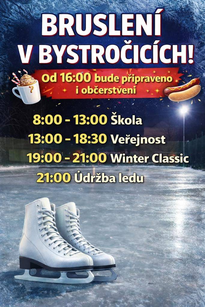 Přijďte si zabruslit!